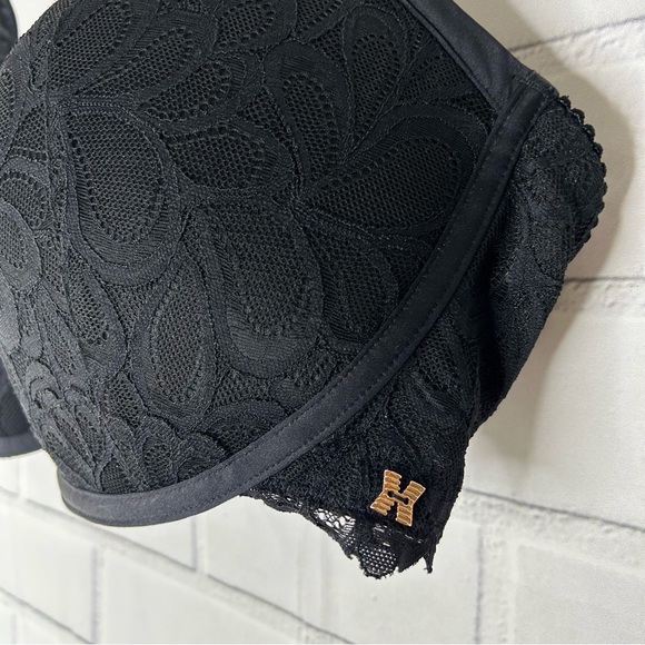 Savage Fenty Not Sorry Lightly Lined Lace Balconette Bra - Picture 3 of 10